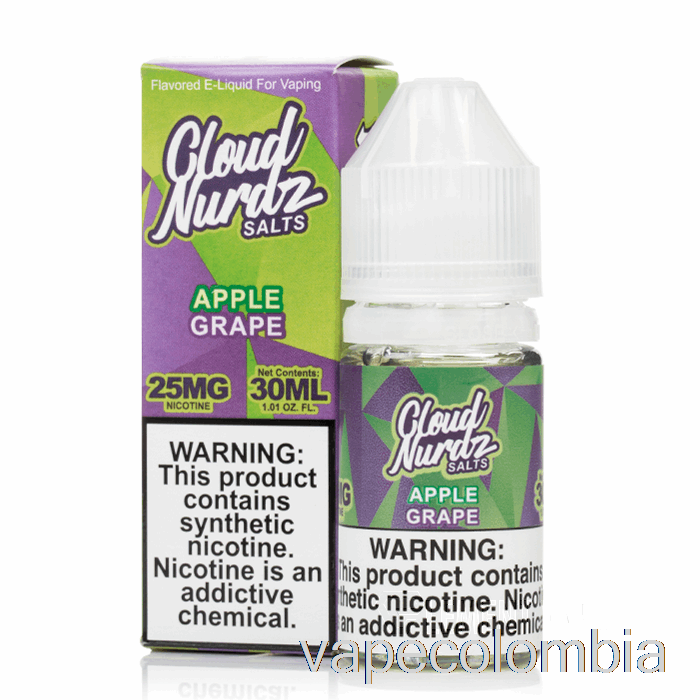 Vape Desechable Manzana Uva - Sales Nurdz Nube - 30ml 25mg